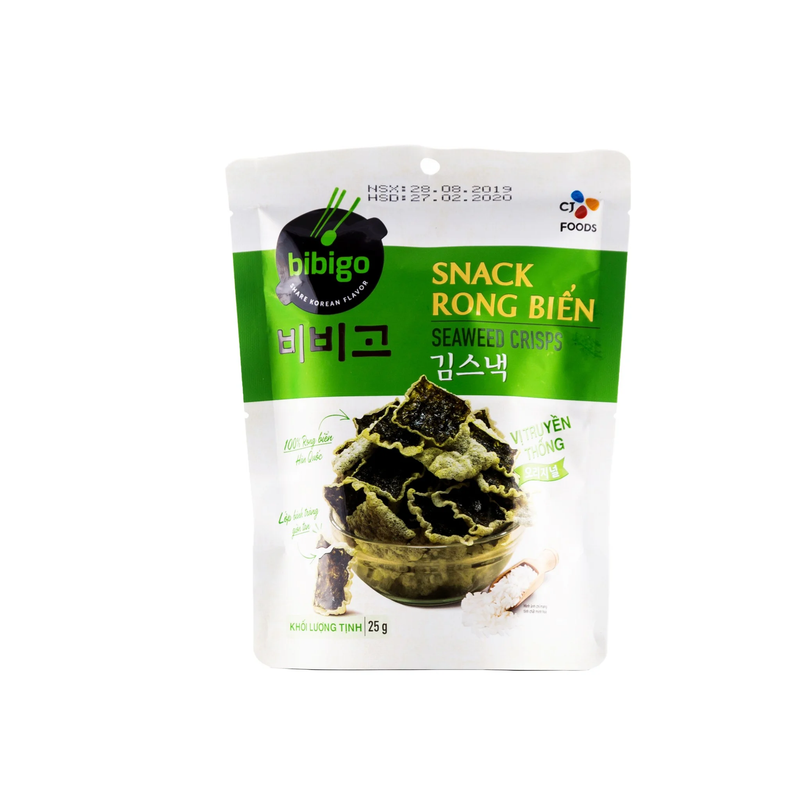Snack Rong Biển Bibigo Vị Truyển Thống 25G (Goi)