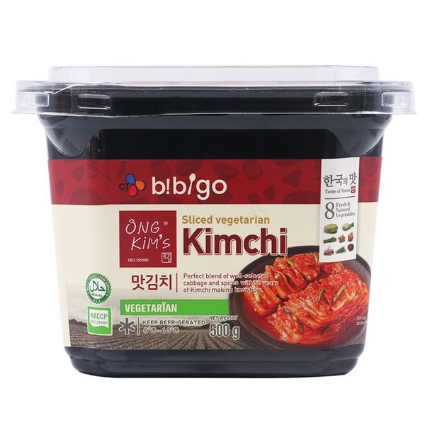 Kim chi cải thảo cắt lát chay Bibigo Ông Kims 500g