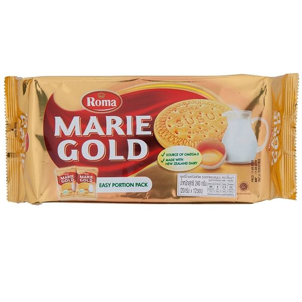 Bánh quy sữa Roma Marie Gold 240gr