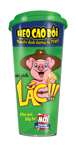 Xúc Xích Tiệt Trùng Phô Mai Bắp Ly Hộp 52G