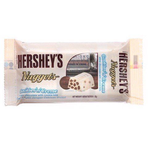 Sô cô la Hershey's Nuggets CookiesNCream 56g