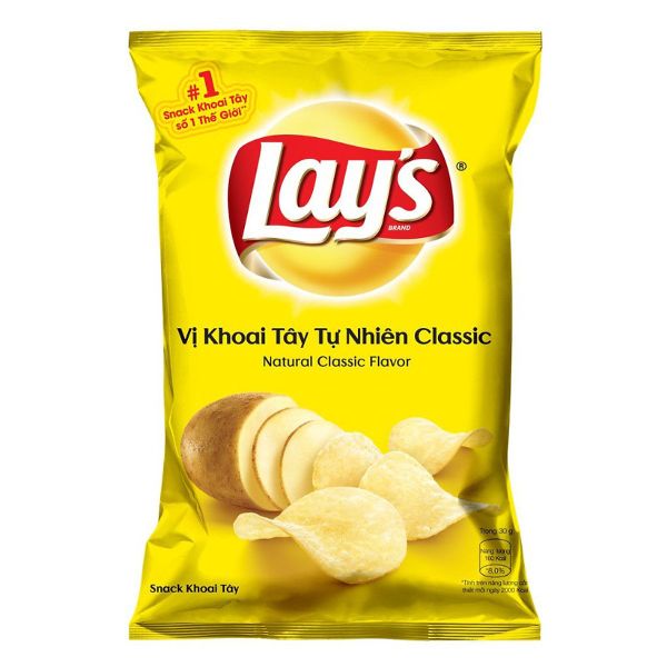 Lays vị Khoai tây Tự nhiên Classic 56g