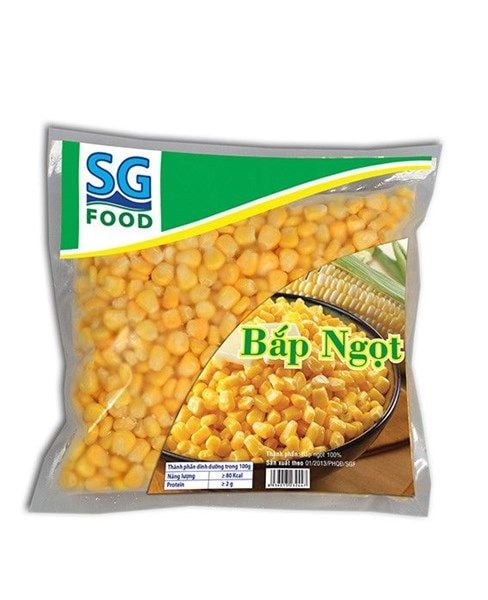 Bắp ngọt đông lạnh SG Food 500gr/Gói