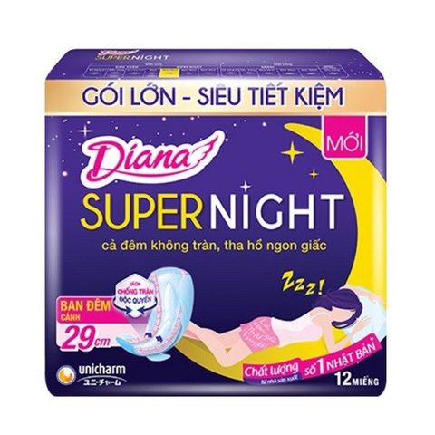 Băng vệ sinh Sensi Night gói lớn 29cm x 12 miếng