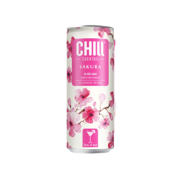 Chill Sakura Lychee & Sake 330ml