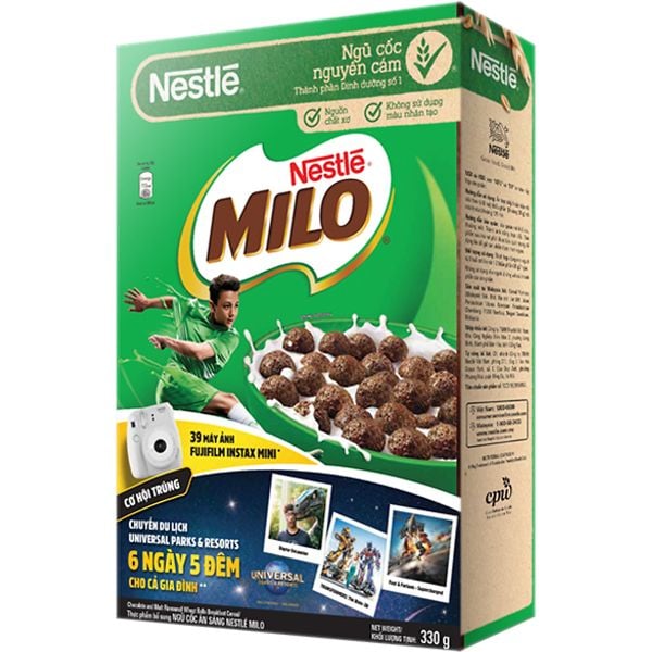 Bánh ăn sáng Milo Cereal 330gr