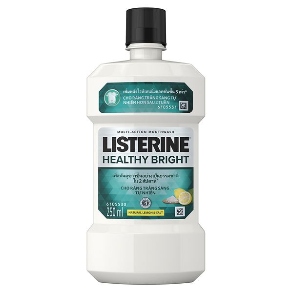 Nước súc miệng Listerine HEALTHY BRIGHT 250ml