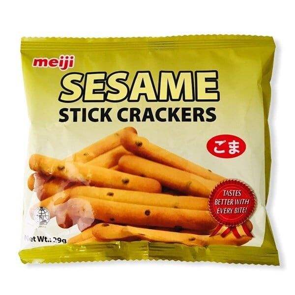 Bánh quy giòn me Meiji Sesame Stick 29g