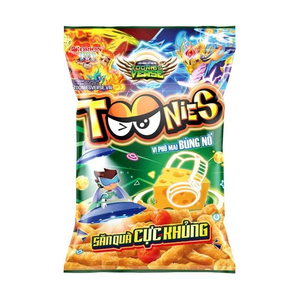 Bánh Snack Toonies vị Phô Mai bùng nổ 60gr