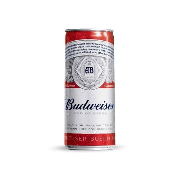 Bia Budweiser lon cao 330ml