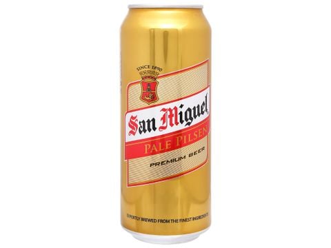 Bia lon San Miguel 500ml