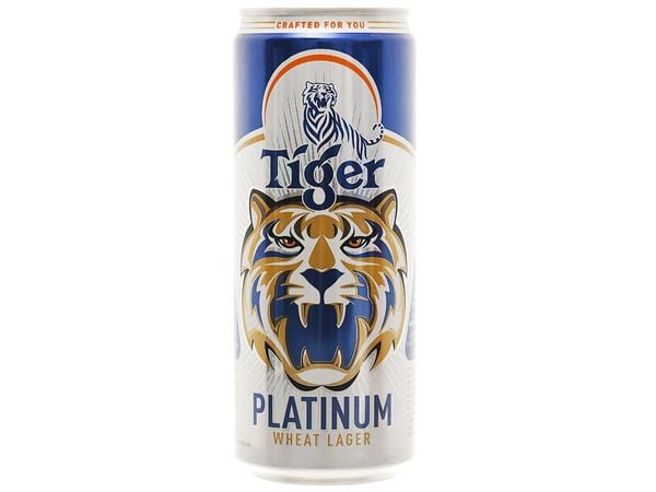 Bia Lúa Mì Tiger Platinum Wheat Lager Lon 330ml