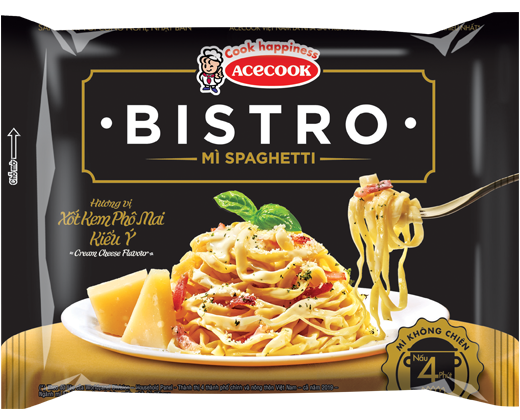 Mì Spaghetti Bistro Xốt kem phô mai kiểu Ý
