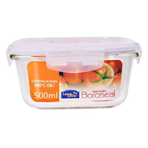 Hộp thủy tinh Lock&Lock vuông 500ml LLG214