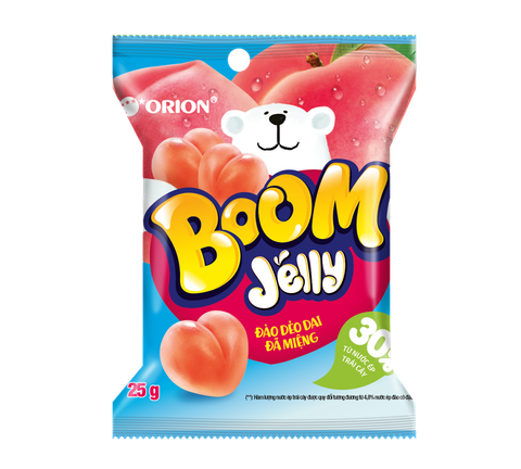 Kẹo Dẻo Boom Vị Đào Orion Gói 91g