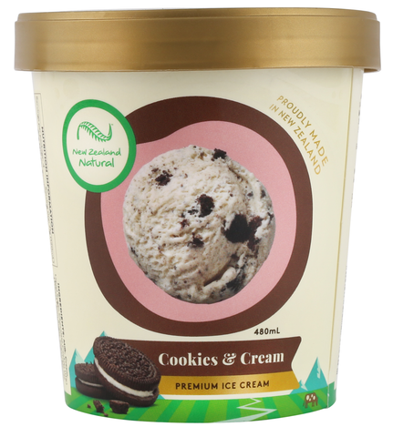 Kem New Zealand Vani Bánh Xốp 480ml