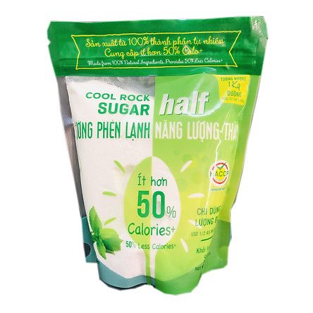 Đường phèn lạnh năng lượng thấp túi 500gr