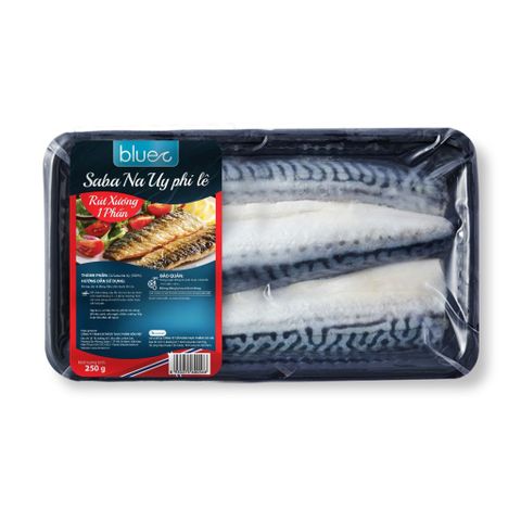 Cá saba Na Uy phi lê 250g (ea)