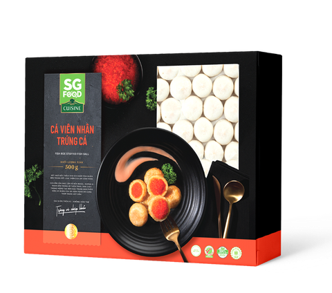 Cá viên nhân trứng cá 500g SG Food