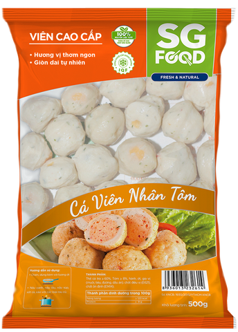 Cá viên nhân tôm 500g/Gói SG Food
