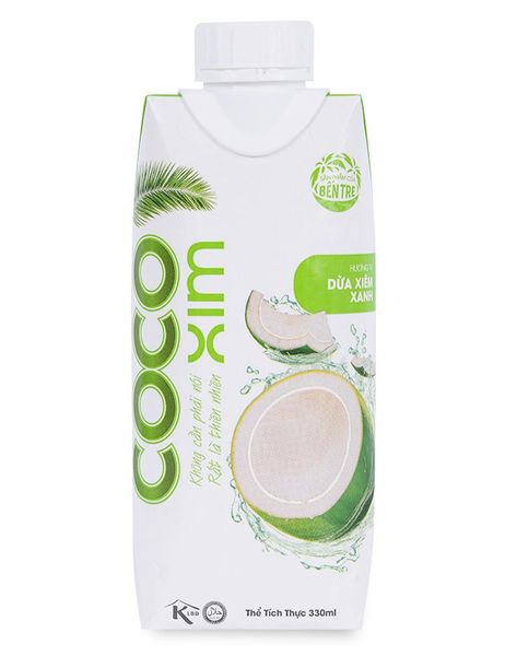 Nước dừa đóng hộp Cocoxim Xanh 330ml
