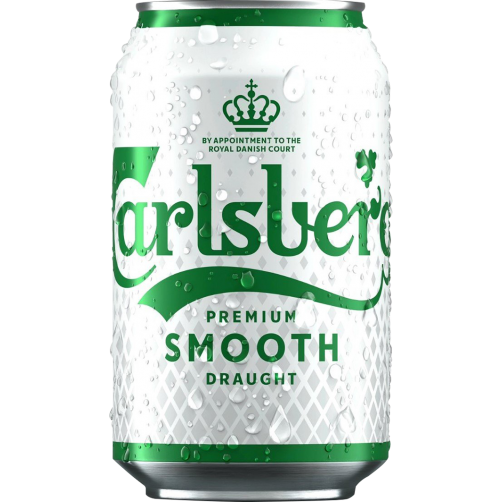 Bia Carlsberg Smooth Draught lon 330ml