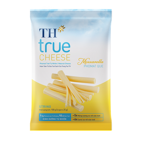 Phô Mai TH Mozzarella Gói 4 Que 25G