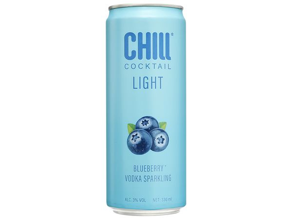 Chill Cocktail Light Blueberry & Vodka 330ml