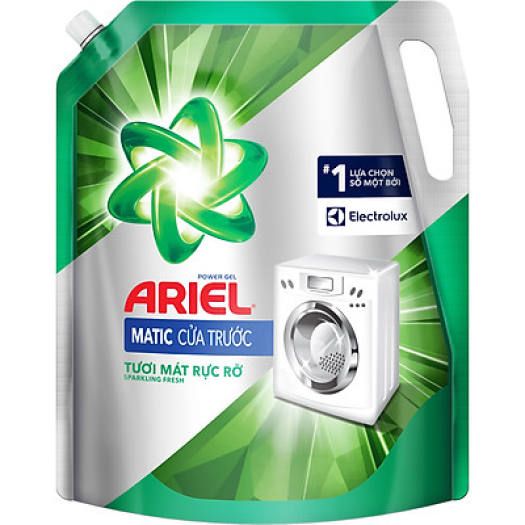 Nước giặt Ariel cửa trước tươi mát 3.2kg