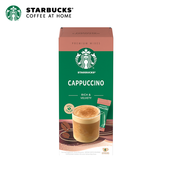 Cà Phê Starbucks Hòa Tan Cappuccino Hộp 4 Gói x 14g