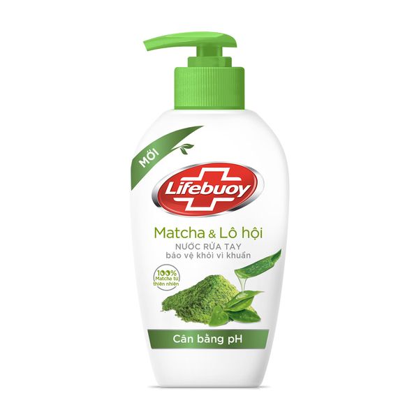 Lifebuoy Nước rửa tay Matcha và Nha Đam 180G