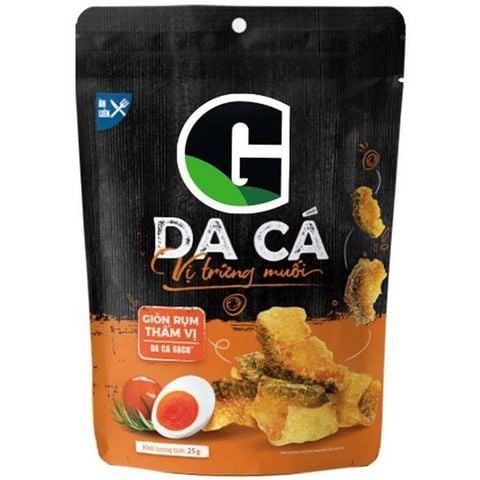 Da cá vị trứng muối G 25g