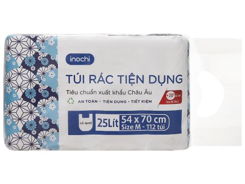 Lô 4 túi rác tiện dụng Inochi 25L