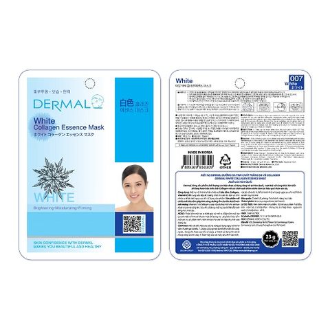 Mặt Nạ Dermal Tinh Chất Trắng Da 23g