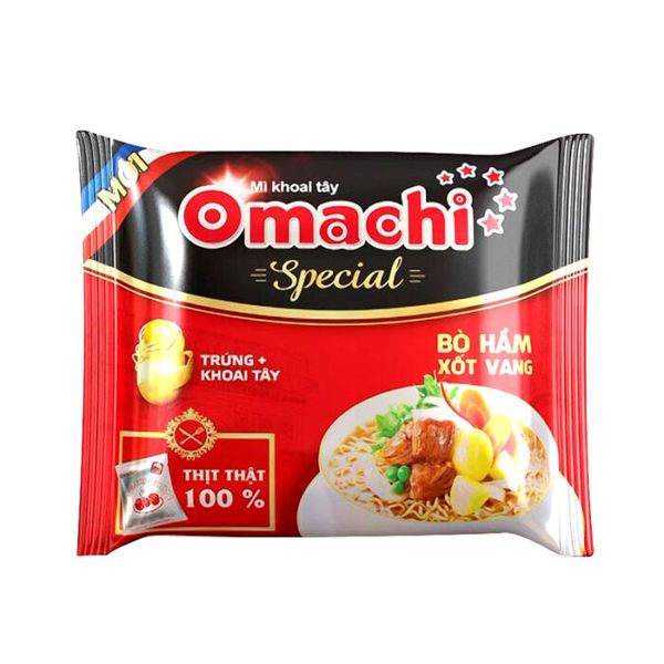 Mì khoai tây Omachi Special Bò hầm xốt vang