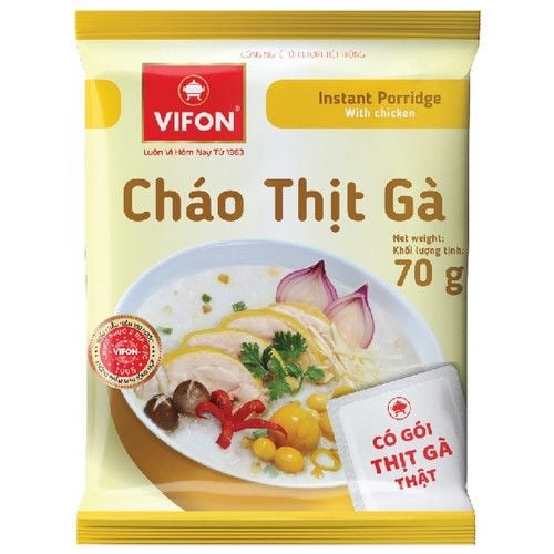 Cháo thịt gà Vifon 70gr