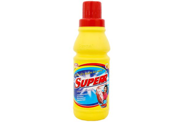 Nước tẩy quần áo Superr màu hương chanh 450ml