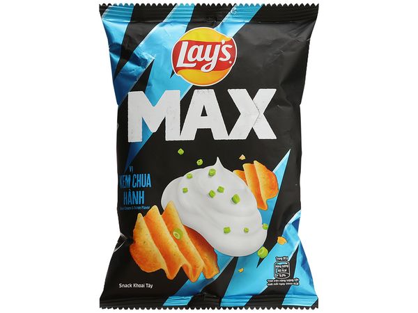 Snack Khoai Tây Lay's Vị Kem Chua Hành Gói 42G