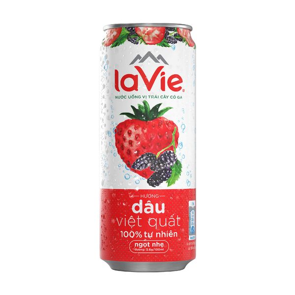 Lavie Sparkling Dâu Việt Quất 330ml