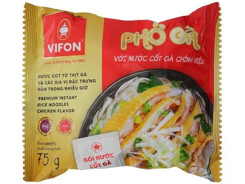 Phở Gà (Có gói xốt thịt) 75gr