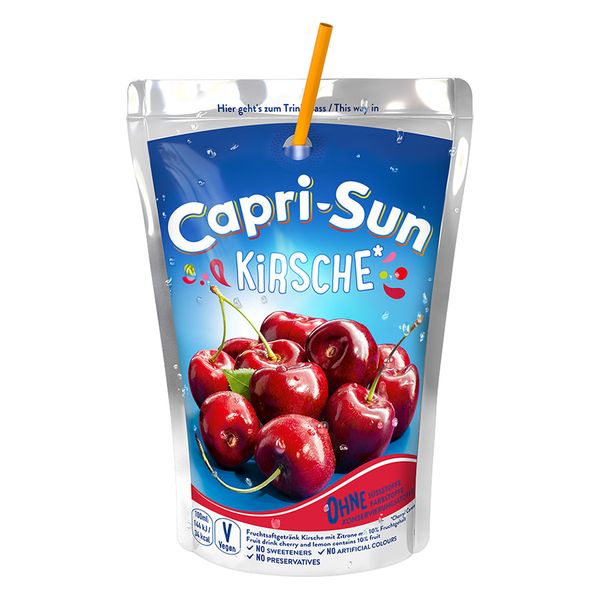 Nước ép trái cây Capri Sun vị anh đào 200ml
