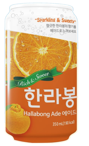 Nước Ép Trái Cây Có Ga Quýt Hallabong Ade 350ml