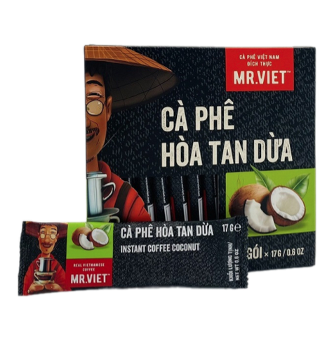 Mr Việt Cà Phê Hòa Tan Dừa 255g