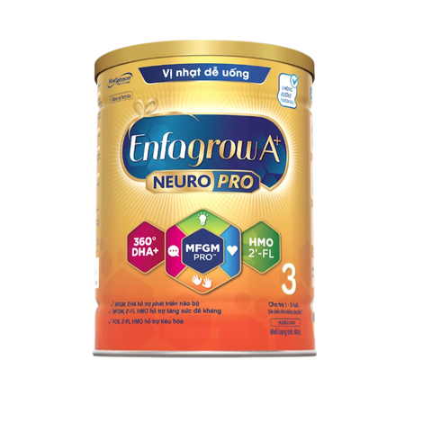 Sữa Bột Enfagrow A+ NeuroPro 3 với 2-FL HMO 830g