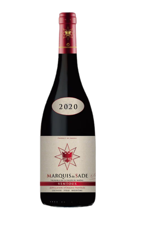 Rượu Vang Marquis De Sade Ventoux Appellation Dorigine Protegee 2020 15.5% 750ml