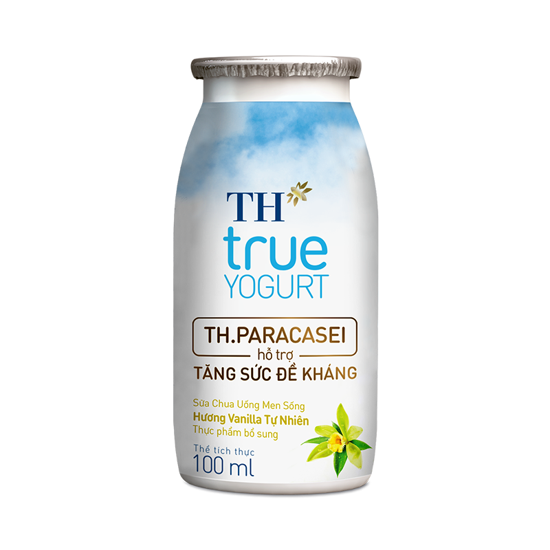 Sữa chua uống Men Sống Vani TH True Yogurt 100ml