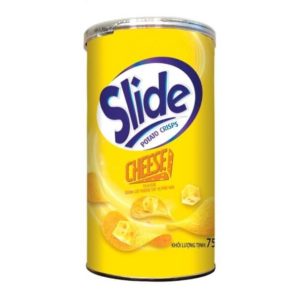 Snack Khoai Tây Chiên Vị Phô Mai Cheese Slide 75Gr