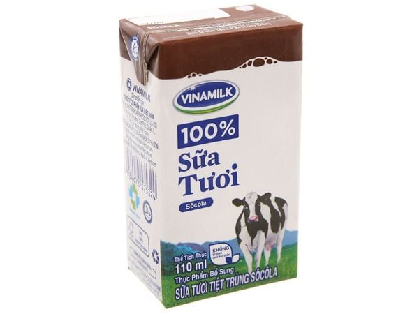 Sữa tươi tiệt trùng Vinamilk Socola 110ml