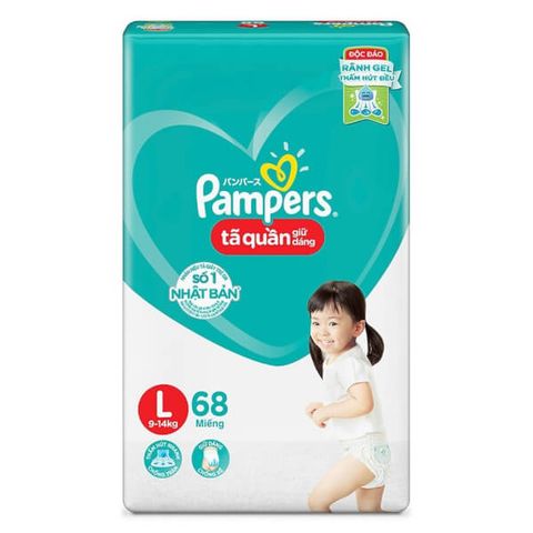 Tã quần Pampers SJB L 68 miếng X2 D8+
