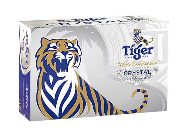 Bia Tiger Crystal 330ml x Thùng 24 Lon